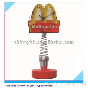 Promo gifts table clock for McDonalds